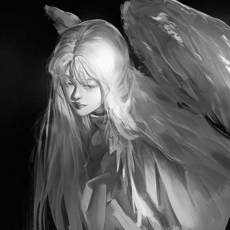 PLGR on X: "study. angel " / X Angel Core Icons, Angel Core Pfp, Ethereal Art Dark Aesthetic, Fallen Angel Pfp, Angel Art Aesthetic, Angel Girl Art, Dark Angel Aesthetic, Creepy Angel, Angelic Hair