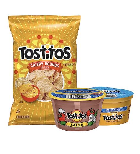 Tostitos Variety Bite Sized Rounds Salsa Cups Nacho Cheese Cups, Chip and Dip Pack, 16 Count Salsa Cups, Tostitos Dip, Pasta Roni, Nachos Cheese Dip, Cheese Cups, Biscuit Mix, Garden Vegetables, Nacho Cheese, Chips And Salsa