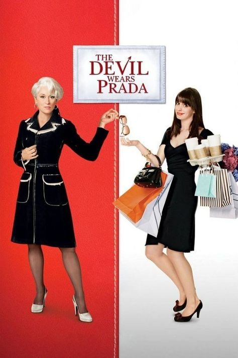 The Devil Wears Prada (2006) Devil Wears Prada Poster, Nice Movies, 2000s Films, Prada Poster, Andy Sachs, Miranda Priestly, Bon Film, Tamar Braxton, Girly Movies