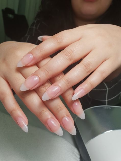 Natural Acrylic, Natural Looking Nails, Long Natural Nails, Natural Acrylic Nails, Neutral Nails, Classy Nails, Pretty Acrylic Nails, Best Acrylic Nails, Long Acrylic Nails