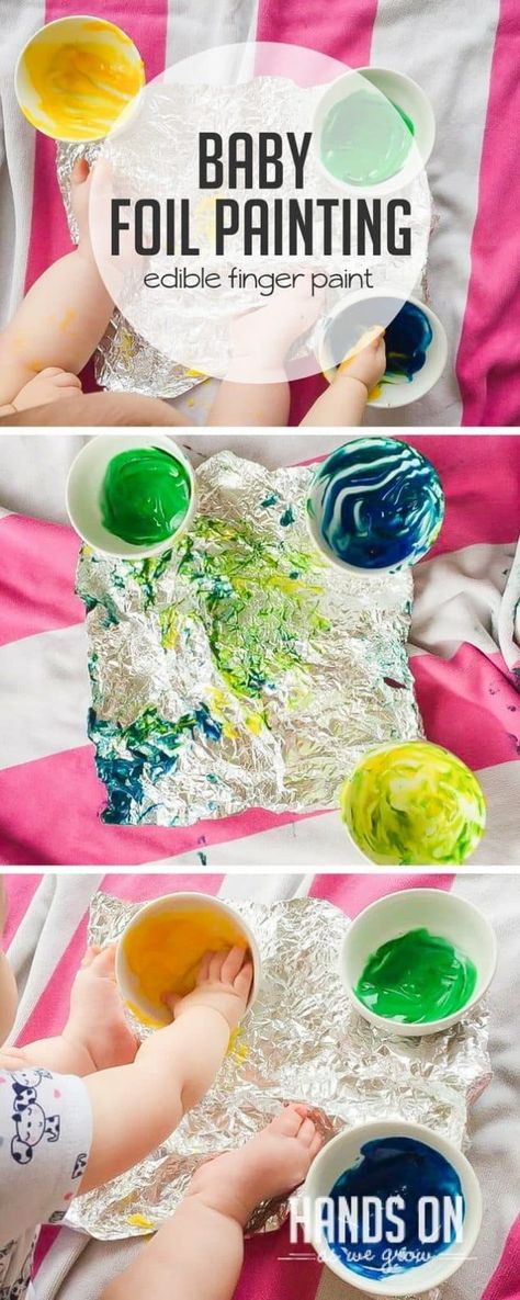 Edible Finger Paint, Baby Art Activities, Infant Classroom, Baby Art Projects, Sensory Art, Finger Paint, Edible Paint, Painting Activities, Easy Art Projects