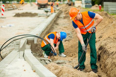 Workers on a road construction. Image of two workers on a road construction , #AFFILIATE, #road, #Workers, #construction, #workers, #Image #ad Road Workers, Construction Images, Workers Compensation Insurance, Construction Jobs, Construction Workers, Business Expense, Construction Business, Business Tax, Road Construction