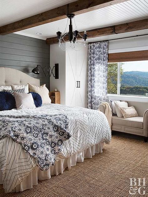 Beadboard Ceiling, Bedroom Updates, Cottage Bedroom, Ship Lap Walls, Remodel Bedroom, Cool Diy Projects, Beautiful Bedrooms, Dream Bedroom, Cool Diy