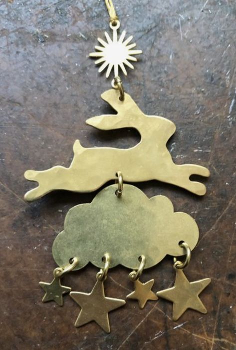 Brass Sheet, Organic Forms, Hammered Brass, Tropical Party, Fine Craft, Women Artisans, How To Make Ornaments, Yule, Metallica