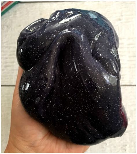 How to Make Black Glitter Slime Sparkle Slime, Black Slime, Painting On Glass Windows, Quarantine Activities, Cabin Deck, Homemade Chalk Paint, Lip Scrub Recipe, Sea Shells Diy, Homemade Chalk