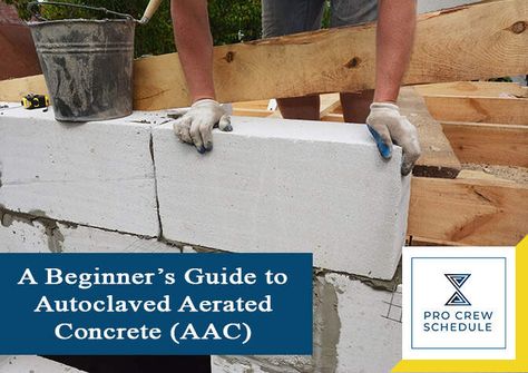 Autoclaved Aerated Concrete, Aerated Concrete, People Management, Aac Blocks, Exterior Insulation, Soundproofing Material, Passive Solar Design, Concrete Construction, Construction Activities