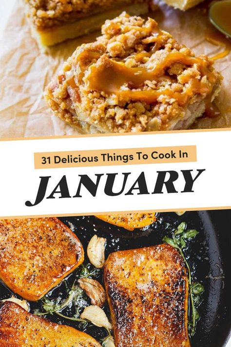 of Seasonal Dinner Recipes, January Food, January Recipes, Things To Cook, Meal Planning Menus, Farmers Market Recipes, Seasonal Cooking, Meatless Main Dishes, Winter Dinner Recipes