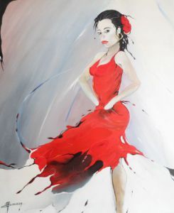 Peinture de MICHEL GAMBIER: la danseuse D Art, Oeuvre D'art, Disney Princess, Disney Characters, Disney, Fictional Characters, Art