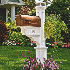 Walpole Outdoors, Mailbox Garden, Mailbox Makeover, Mailbox Landscaping, Mailbox Ideas, Mailbox Posts, Mailbox Design, Mail Boxes, Mailbox Post