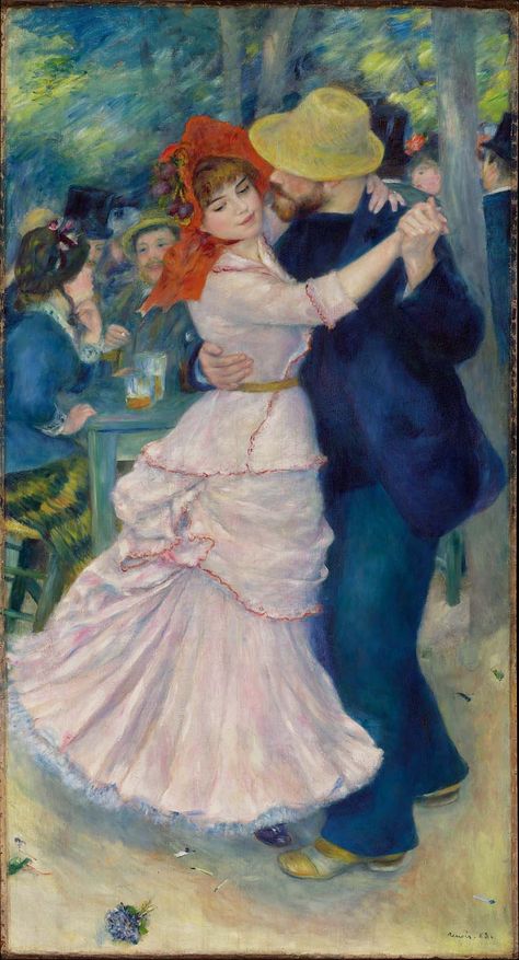 Dance at Bougival | Museum of Fine Arts, Boston. Suzanne Valedon is model. August Renoir, Renoir Art, Renoir Paintings, Woman Dancing, Istoria Artei, Galleria D'arte, Kunsthistorisches Museum, Pierre Auguste, Paul Cezanne