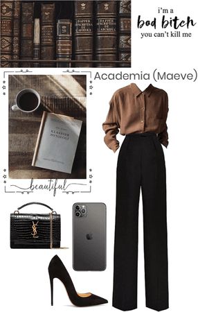 Dark Academia Outfit | ShopLook Outfit Ideas For Office, Academia Aesthetic Outfit, Dark Academia Outfits, Estilo Dark, Look Grunge, Dark Academia Style, Mode Grunge, Academia Outfits, Academia Style