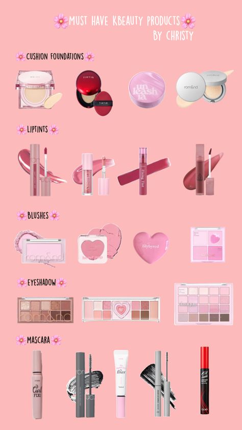 Korean makeup products Kbeauty Korean Makeup, Korean Makeup Products, True Winter Palette, Makeup Artist Tips, Makeup And Beauty Blog, Makeup Haul, Makeup To Buy, Soft Makeup, Korean Cosmetics