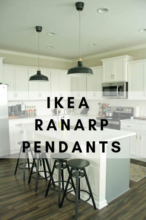 Ikea Ranarp Pendant, Ranarp Ikea, Ikea Pendant Light, Ikea Ranarp, Ikea Lighting, Creek House, Ikea Lamp, Mold In Bathroom, Budget Bathroom Remodel