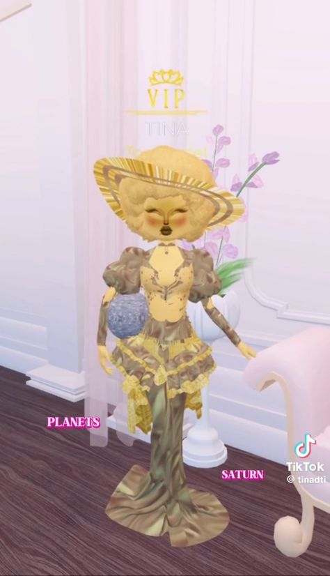 Galactic Glam Dress To Impress, Miss Universe Dress To Impress, Miss Universe Dresses, Fem Outfits, Planet Dresses, Roblox Dress, Siren Mermaid, Another Planet, Dti Ideas