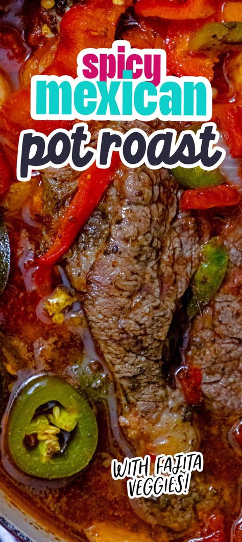 Mexican Roast Instant Pot, Spicy Pot Roast Crock Pot Recipes, Rump Roast Mexican Recipes, Guajillo Chile Pot Roast Pioneer Woman, Pork Roast Crock Pot Recipes Slow Cooker Mexican, Pot Roast Mexican Style, Guajillo Chile Pot Roast, Beef Roast Mexican Recipes, Recipes With Pot Roast Meat