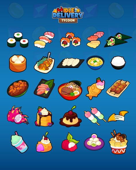 ArtStation - Idle Delivery Tycoon (Mobile game 2021) Restaurant Game, Idle Game, Props Concept, Ui Game, Game Dev, Small Studio, Mobile Game, Game Item, Facebook Sign Up