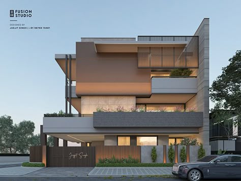 Small House Design Architecture, Modern Facade, Modern Bungalow Exterior, Twin House, Exterior Facade, House Outer Design, Facade Architecture Design, Contemporary House Exterior, Small House Design Exterior