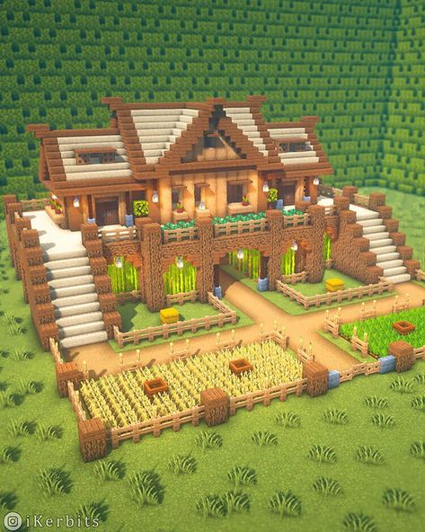 Survival World Builds, Minecraft Parrot Perch, Duo House Minecraft, Minecraft Houses No Mods, Minecraft House Ideas Blueprints, Minecraft Building Plans, Fairy Island, Minecraft Base, Minecraft Starter House