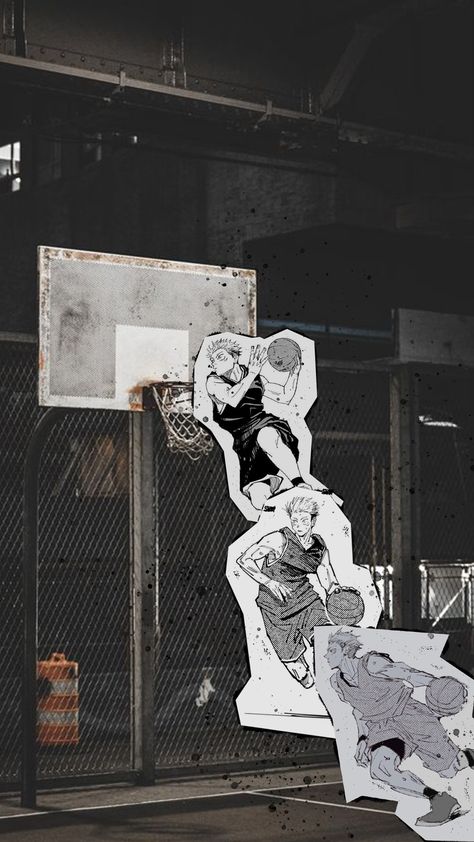 Jujutsu Kaisen Basketball, Aesthetic Jjk Wallpaper Iphone, Yuji Basketball, Aesthetic Manga Wallpaper Iphone, Basketball Anime Wallpaper, Jjk Wallpaper Aesthetic Dark, Wallpaper Aesthetic Basketball, Clean Anime Wallpaper, Dancing Wallpaper Aesthetic