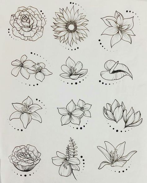 Tumblr Drawings, Kunst Tattoos, Men Tattoos, Couple Drawing, Pola Bordir, Drawing Eyes, Flowers Drawing, Seni 2d, Flower Drawing Design