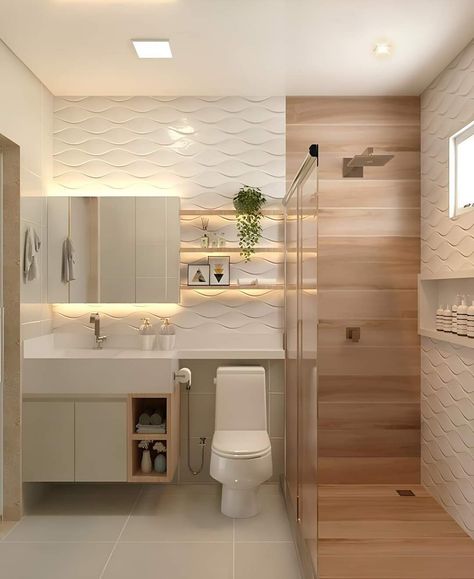 Bathroom Interior Design Luxury Small, Parisian Balcony, Bathroom Interior Design Luxury, Makeover Kamar Mandi, Toilet And Bathroom Design, Bathroom Interior Design Modern, Small Bathroom Layout, Budget Living, Modern Small Bathrooms