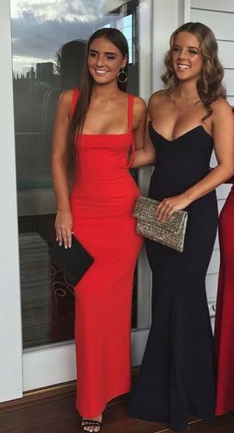 Year 10 Formal Dresses, Matric Dance Dresses, Satin Sleeves, Formal Dresses Australia, Red Prom Dress Long, Prom Dress Red, Prom Dress Inspo, Deb Dresses, Long Formal Dress