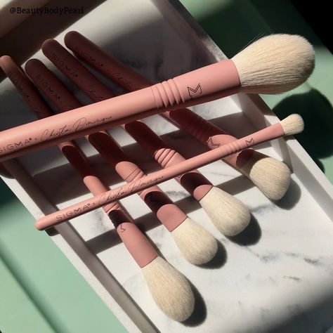 I haven’t used these makeup brushes yet, but I had to show them off for #pinkwednesday They’re from last spring’s Sigma x Christen Dominique collaboration. And still available! ___ @sigmabeauty @christendominique #BBPmakeupbrushes #BBPSigmaBeauty #sigmabeauty #sigmabrushes #sigmaxchristendominique #christendominiquemakeup #makeupbrushesset #settingpowder #pinkmakesmehappy #makeuptools Christen Dominique, Sigma Brushes, Sigma Beauty, Setting Powder, Makeup Tools, Makeup Products, Beauty Blogger, Christening, Makeup Brushes