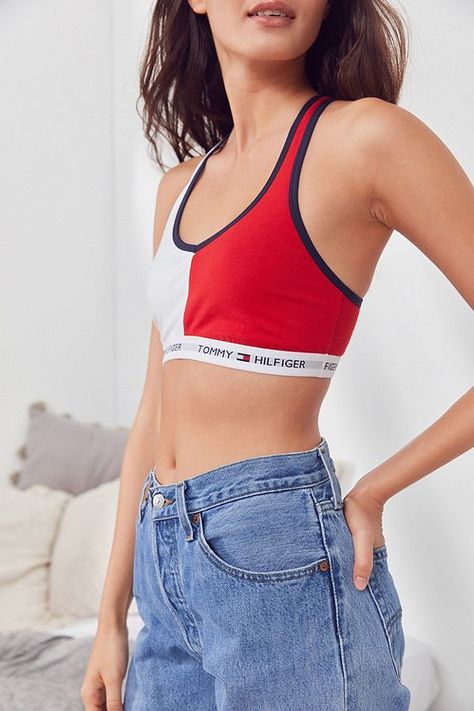 Tommy Hilfiger Bra, Racerback Bra, Bra Top, Fashion Killa, Bra Tops, Urban Outfitters, Tommy Hilfiger, Sports Bra, Sign Up