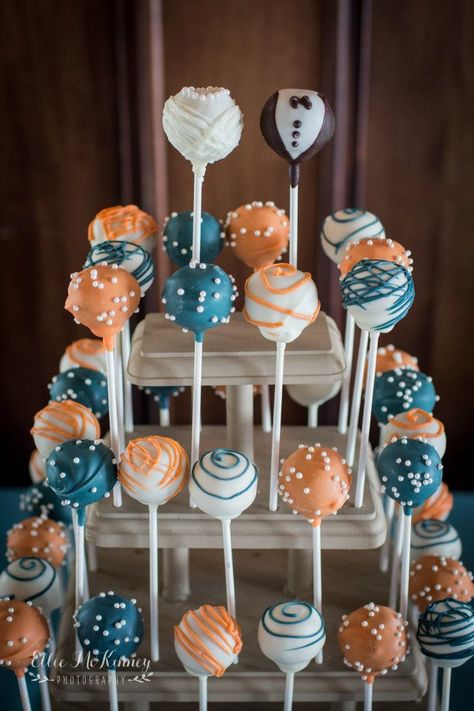 Rust Orange And Turquoise Wedding, Dark Teal And Burnt Orange Wedding Decorations, Burnt Orange And Dark Teal Wedding Cake, Dark Teal And Rust Orange Wedding Cake, Teal And Gold Wedding Cake, Navy And Orange Wedding Cake, Dark Teal And Rust Orange Wedding Centerpieces, Teal And Burnt Orange Wedding Cake, Orange And Blue Wedding Cake