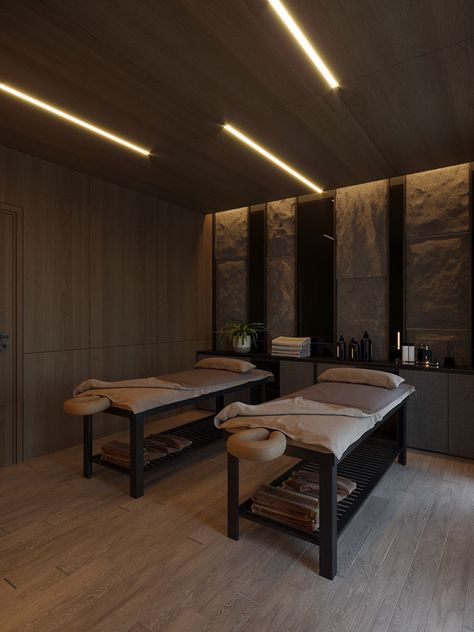 LOVUE Spa :: Behance Wellness Room Design, Massage Room Design Luxury, Spa Interior Design Luxury, Home Massage Room, Spa Design Interior, Luxury Spa Design, Spa Photography, Spa Room Ideas, Massage Room Design