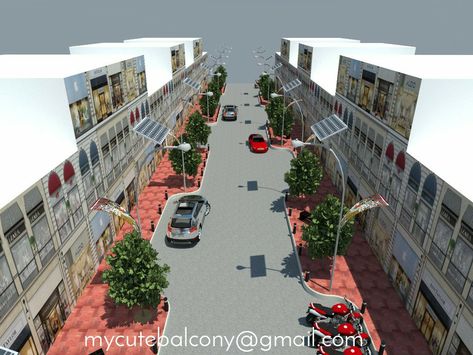 Street scaping #smartstreet Road Beautification, Traffic Calming, Street Scape, Street Landscape, Streetscape Design, Urban Design Graphics, Landscape Architecture Design, Diagram Architecture, 1st Year