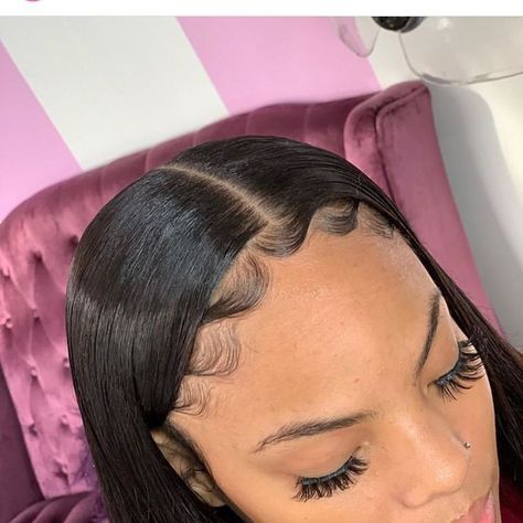 Shop at Lay It Now for all of your hair needs! #laid #slayed #babyhair #natural #hairstyle #curlyhair #lace #products #gel #blackgirl #4c Peinados Con Baby Hair, Gel Hairstyles, Head Braid, Edges Hair, Vlasové Trendy, Slick Hairstyles, Hair Laid, Penteado Cabelo Curto, Baddie Hairstyles