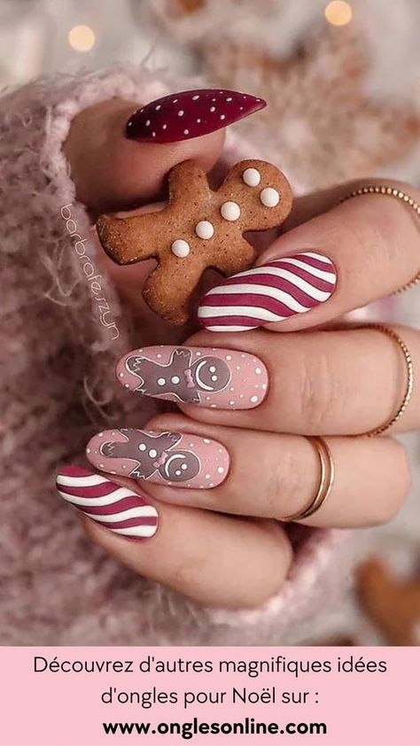 Winter Nails Acrylic, Cute Christmas Nails, Christmas Gel Nails, Christmas Nail Art Designs, Christmas Nails Acrylic, Winter Nail Designs, Festival Nails, Xmas Nails, Christmas Nail Designs