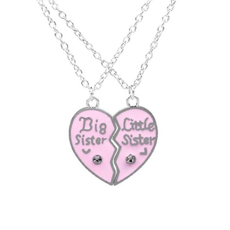 PRICES MAY VARY. Sister Necklaces for 2: You will receive 2 necklaces. The necklace has a special magnetic design, when the two necklaces are close to each other, the two cat necklaces will turn into a complete circle, perfect for a friendship necklace. Heart Pendant Necklaces:The big sister little sister necklace is specially designed for women who have sisters/brothers and love each other. The necklace measures 17.71+1.96 inch and is adjustable in length. BFF Necklaces: This pendant necklace i Sister Necklaces For 2, Deun Ivory, Necklace Sister, Realistic Fashion, Necklaces For Girls, Necklaces Heart, Cute Sister, Big Sister Little Sister, Girl Friendship