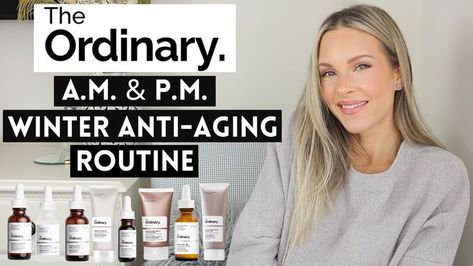 Sharing a winter Ordinary Skincare Routine for Anti-Aging. A.M. & P.M. routines provided! Let's tackle fine lines and wrinkles but also let's keep our skin as moisturized as possible while were in the winter months. #theordinaryskincare #theordinary #theordinaryskincareroutine #antiagingskincareroutine #antiaging #winterskincareroutine #dryskin #finelinesandwrinkles #affordableskincare #skincare Anti Aging The Ordinary, The Ordinary Anti Aging Routine, The Ordinary Skincare Routine Order, The Ordinary Anti Aging, The Ordinary Skincare Guide, Ordinary Skincare Routine, Winter Routine, Face Massage Roller, The Ordinary Skincare Routine