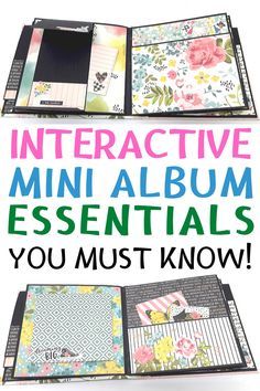 How to Make Amazing & Easy Interactive Mini Albums Mini Scrapbook Albums How To Make, How To Make Photo Albums Ideas, Handmade Albums Ideas, Interactive Scrapbook Ideas, Scrapbook Interactive, Mini Scrapbook Ideas, Mini Albums Ideas, Mini Album Ideas, Scrapbook Mini Albums