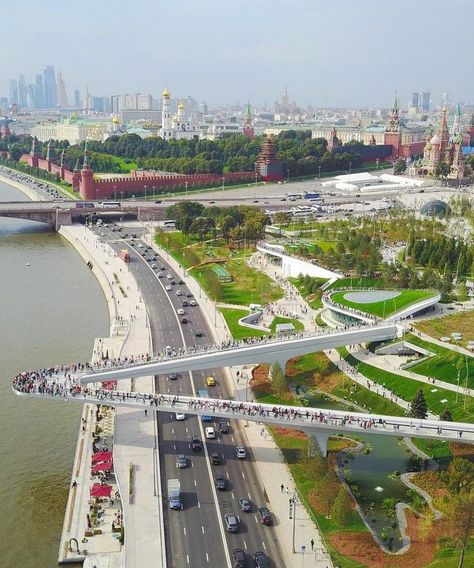 Berlin Palace, Architectural Engineering, Bridge Design, Pedestrian Bridge, Futurism, A Bridge, Moscow Russia, Urban Planning, Civil Engineering