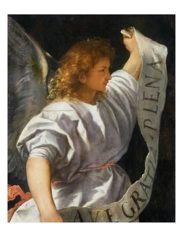 Giclee Print: Titian Wall Art by Titian (Tiziano Vecelli) : 24x18in Seven Archangels, Saint Gabriel, Angel Gabriel, Arte Alien, Archangel Gabriel, Angels Among Us, Angels In Heaven, Archangel Michael, Guardian Angels