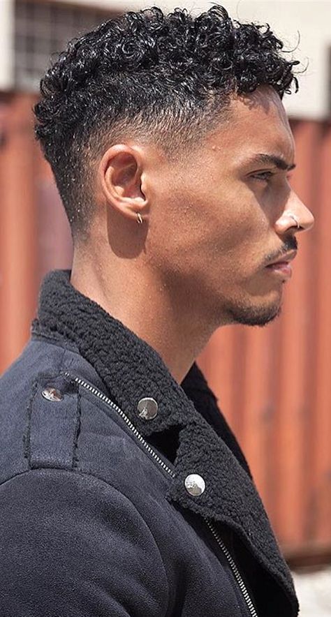 Men's Curly Hairstyles, Male Haircuts Curly, Black Hair Cuts, Curly Hair Fade, Men Haircut Curly Hair, Wavy Hair Men, Cute Curly Hairstyles, Short Curly Haircuts, Black Men Hairstyles