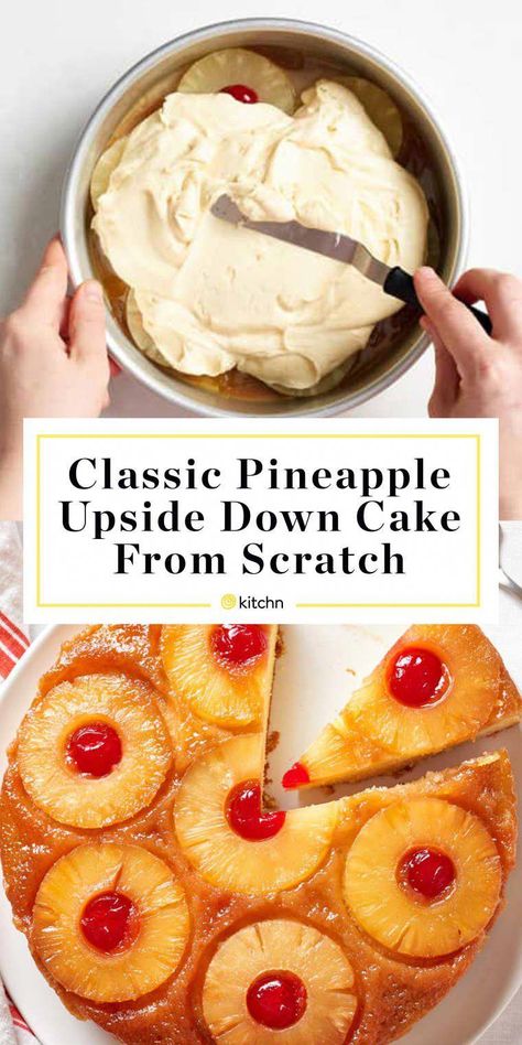 Pineapple Upside Down Cake From Scratch, Easy Pineapple Upside Down Cake, Retro Desserts, Cake From Scratch, Pineapple Upside Down Cake, Pineapple Upside, Pineapple Upside Down, Pineapple Cake, Upside Down Cake