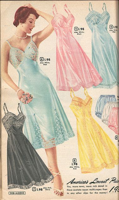 Nightgown Pattern, Fashion 50s, Classic Lingerie, Retro Lingerie, 20th Century Fashion, Pretty Lingerie, 60s Fashion, Nightgowns, 50s Fashion