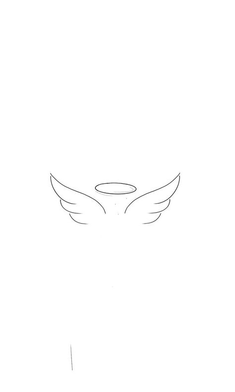 Mini Tattoos Angel Wings, Little Angel Wings Tattoo, Wings Angel Tattoo, Simple Angel Wings Tattoo, Simple Memorial Tattoos, Hand Tattoos Small, Small Remembrance Tattoos, Tattoo Angel Wings, Tattoos Simplistic