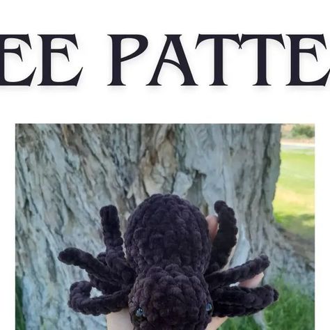 Celeste Burgeson on Instagram: "Free no-sew spider crochet pattern! 🕷 I hope you like it. 🙂

Link to the YouTube tutorial: https://youtu.be/H-MD56OeH5Y?si=DiT0T44K7rFU-KTE

.
.
.
.
.
.
.
.
.
.

🏷️
#crochetpattern #crochetpatternfree #freepattern #crochet #amigurumi #holidaymarketideas #holidaycrochet #holidaymarkets #crochetersofinstagram #newpattern #newpatternalert #crochet #amigurumi #crochetfreepattern #amigurumifreepattern #freepattern #crochetpattern #amigurumipattern #crochetersofinstagram #crochet #crocheting #crochetaddict #crochetlove #crochetpattern #crochetinspiration #crocheted #crocheter #freepattern #patternfree #amigurumi #jointhecrochetrevolution #crochetrestock #handmade #plushies #amigurumi #amigurumis #fyp" Spider Amigurumi Free Pattern, Crochet Patterns Spider, Crochet Spider Pattern Free, Coraline Crochet Pattern Free, Spider Crochet Pattern Free, Amigurumi Insects, Spider Crochet Pattern, Spider Crochet, Instagram Pattern