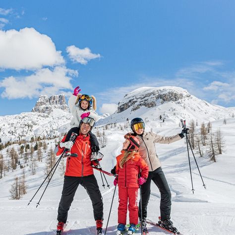 A Budget-Conscious Family Finds Their Perfect Ski Adventure in the Italian Dolomites — Travel + Leisure Family Skiing, Italian Dolomites, Family Ski, Family Ski Trip, Ski Poster, Ski Family, Ski Posters, The Rockies, Ski Trip