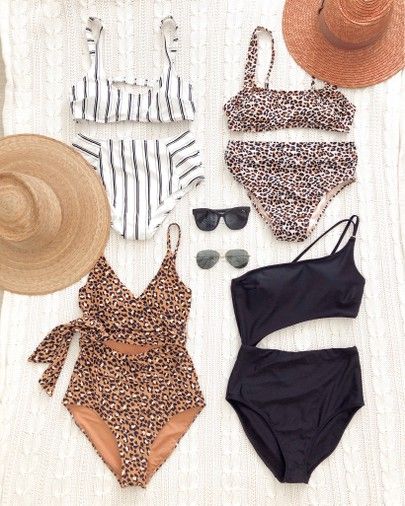 Affordable Swimsuits, Spring Summer Capsule Wardrobe, Perfect Swimsuit, Summer Beach Outfit, Summer Capsule Wardrobe, One Piece Swimsuits, Swimsuits High Waisted, Casual Chic Outfit, Outfit Combinations