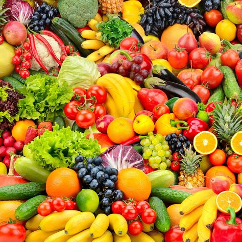 Veg And Fruit, Fruits Background Wallpapers, Fruits And Vegetables Aesthetic, Fruits And Vegetables Background, Vegetable Images, Fruits And Vegetables Images, High Potassium Foods, Fresh Fruit And Vegetables, Potassium Foods