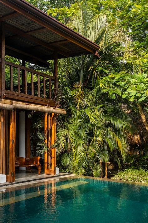 Costa Rica Beach House, Tropical House Design, Jungle House, Bali House, Tropical Architecture, Casa Country, Rest House, Desain Lanskap, Tropical House