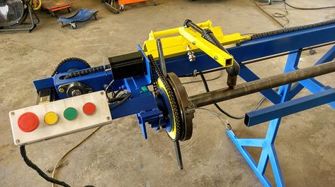 DIY Plasma Tube Notcher - CNCCookbook: Be A Better CNC'er Cnc Table, Hobby Cnc, Cnc Plasma Table, Custom Metal Fabrication, Metal Workshop, Diy Cnc, Cnc Lathe, Cnc Design, Homemade Tools