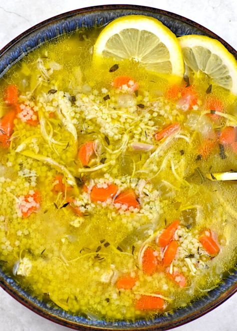 Chicken Pastina Soup (Chicken and Stars) Chicken And Stars, Chicken Pastina Soup Recipe, Chicken Pastina Soup, Chicken Pastina, Pastina Recipes, Pastina Soup, Creamy Lemon Chicken, Soup Chicken, Homemade Soup Recipe