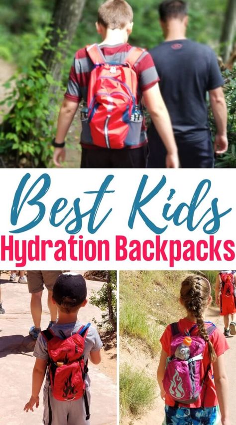 Want to improve your kids hiking stamina?  Invest in a Kids Hydration Pack and make hiking with kids FUN and easy! Kids Hiking, Osprey Packs, Water Bladder, Hydration Backpack, Hiking With Kids, Hydration Pack, Toddler Backpack, Hormone Health, Kids Running